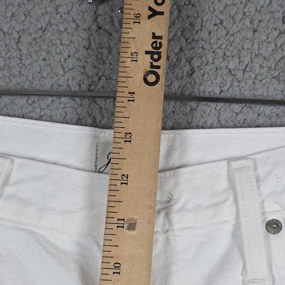 J. Crew Jeans Womens Size 31T White Slouchy Boyfriend Jean 5 Pocket Coastal - Picture 7 of 11